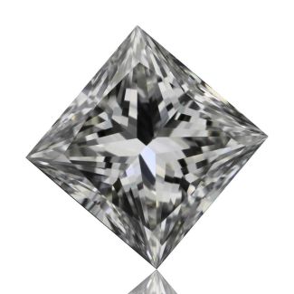 0.50 Carat Princess E VVS1 - EX VG GIA Natural Diamond