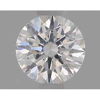 0.40 Carat Round E SI2 EX VG GIA Natural Diamond