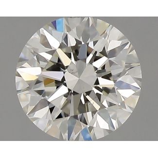 0.40 Carat Round J VS2 EX GIA Natural Diamond