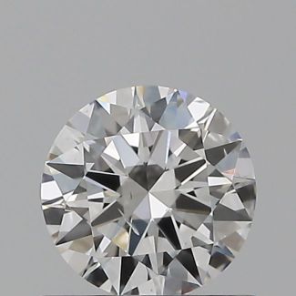 0.5 Carat Round G SI1 EX GIA Natural Diamond