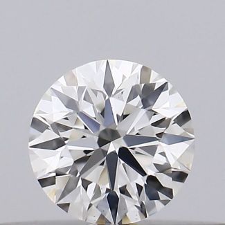 0.18 Carat Round H VS1 EX GIA Natural Diamond