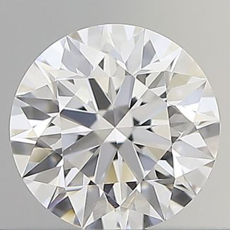 0.42 Carat Round H IF EX GIA Natural Diamond