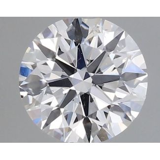 0.35 Carat Round D SI2 EX VG GIA Natural Diamond