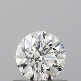 0.4 Carat Round I VS2 EX GIA Natural Diamond