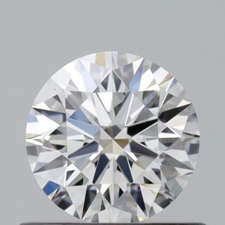 0.5 Carat Round F VVS1 VG EX GIA Natural Diamond