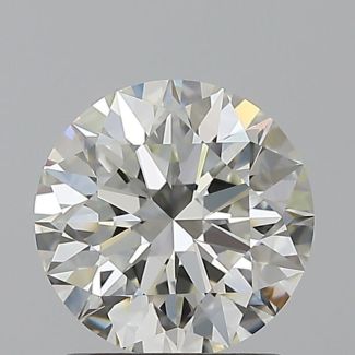 1.59 Carat Round H VVS1 EX HRD Natural Diamond