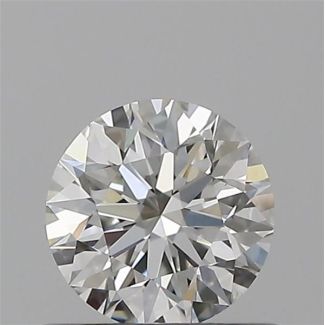 0.50 Carat Round G VS2 EX GIA Natural Diamond