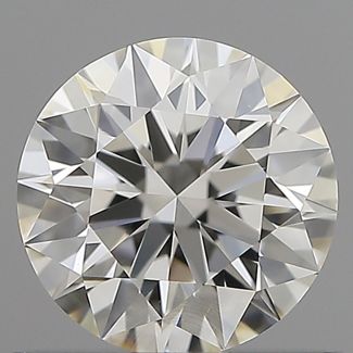 0.70 Carat Round H VVS2 EX GIA Natural Diamond