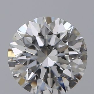 0.95 Carat Round F SI2 EX GIA Natural Diamond