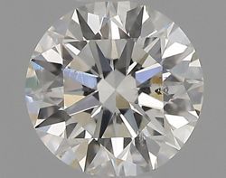 0.5 Carat Round I SI1 EX GIA Natural Diamond