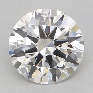 0.5 Carat Round E VVS1 EX GIA Natural Diamond