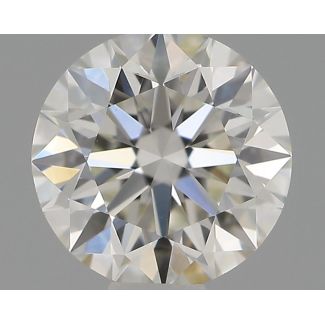 0.5 Carat Round G VVS2 EX IGI Natural Diamond