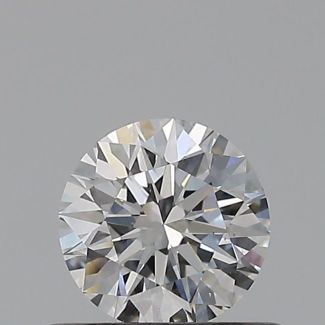 0.45 Carat Round E SI1 EX GIA Natural Diamond