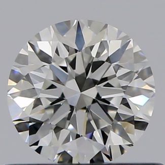 0.50 Carat Round F VVS2 VG GIA Natural Diamond