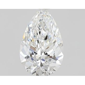 0.43 Carat Pear E VVS1 - EX VG GIA Natural Diamond