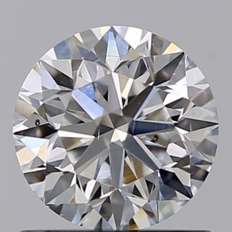 0.80 Carat Round E SI1 VG EX GIA Natural Diamond