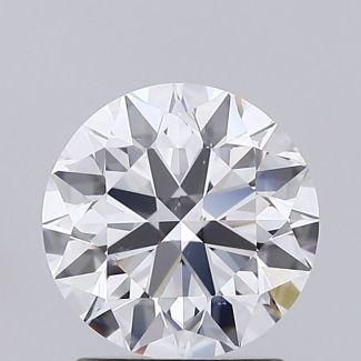 1.5 Carat Round E SI1 EX GIA Natural Diamond