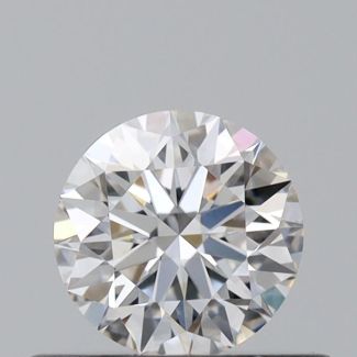 0.35 Carat Round G VVS2 EX GIA Natural Diamond