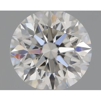 0.64 Carat Round H VS1 EX GIA Natural Diamond