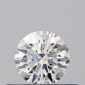 0.32 Carat Round E VVS1 EX VG GIA Natural Diamond