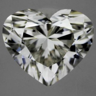 0.70 Carat Heart H VVS2 - EX VG GIA Natural Diamond