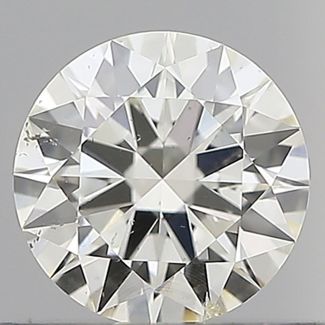 0.5 Carat Round H SI1 EX IGI Natural Diamond