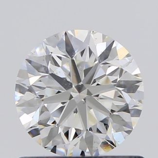 0.71 Carat Round H SI1 VG EX GIA Natural Diamond