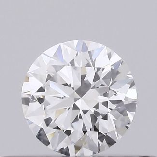 0.26 Carat Round D VS2 EX GIA Natural Diamond