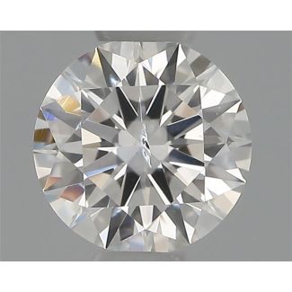 0.30 Carat Round F SI2 EX VG GIA Natural Diamond