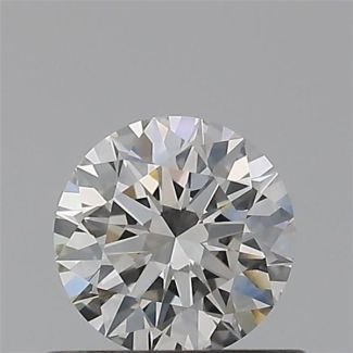 0.50 Carat Round H VS2 EX GIA Natural Diamond