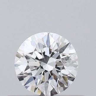 0.32 Carat Round D SI1 EX GIA Natural Diamond