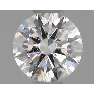 0.30 Carat Round G SI1 EX GIA Natural Diamond