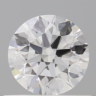 0.63 Carat Round E VVS1 EX GIA Natural Diamond