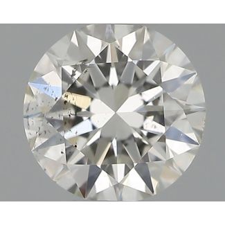 0.30 Carat Round H SI1 EX IGI Natural Diamond