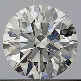 0.31 Carat Round D VVS2 EX GIA Natural Diamond