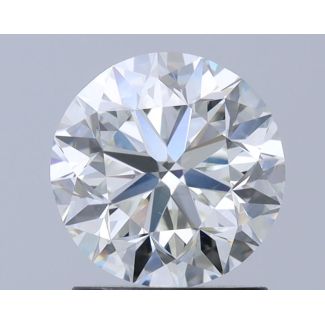 1.5 Carat Round H VS2 VG EX GIA Natural Diamond