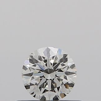 0.33 Carat Round I VS1 EX GIA Natural Diamond