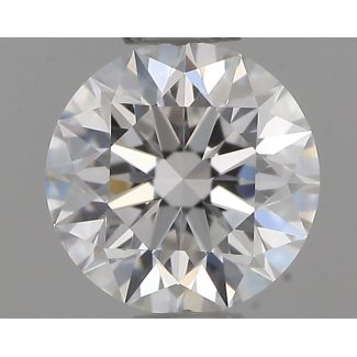 0.4 Carat Round E VVS2 EX GIA Natural Diamond