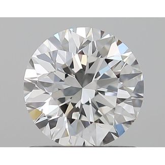 1.0 Carat Round F VVS1 EX GIA Natural Diamond