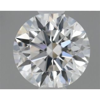 0.4 Carat Round F VS1 EX GIA Natural Diamond