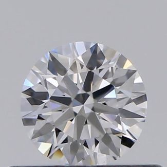 0.33 Carat Round D VS1 EX GIA Natural Diamond