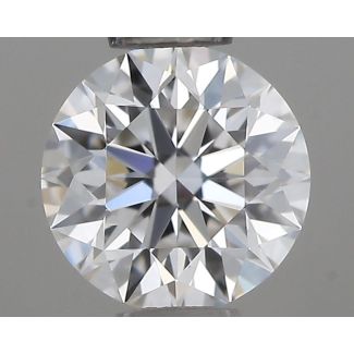 0.35 Carat Round E VVS1 EX GIA Natural Diamond