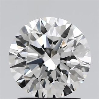 1.3 Carat Round E VVS1 EX GIA Natural Diamond