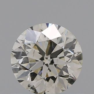 0.50 Carat Round J SI2 VG EX IGI Natural Diamond