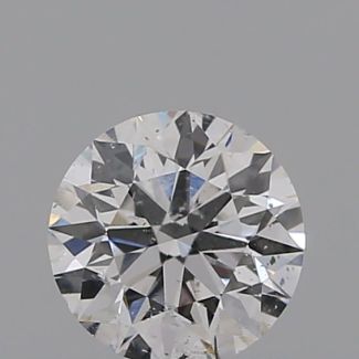 0.27 Carat Round D SI2 EX VG GIA Natural Diamond