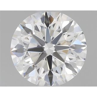 0.6 Carat Round E VVS2 EX GIA Natural Diamond