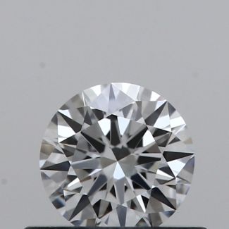 0.35 Carat Round F IF EX GIA Natural Diamond