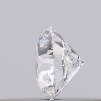 0.15 Carat Round D VVS2 EX GIA Natural Diamond