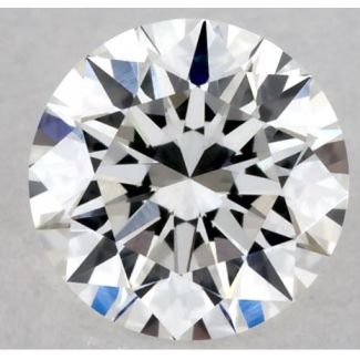 0.31 Carat Round F VVS2 EX GIA Natural Diamond