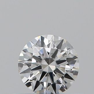 0.31 Carat Round F VS1 EX GD GIA Natural Diamond